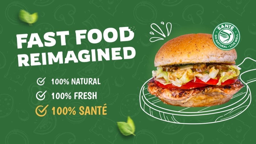 SANTE – Healthy Burgers & Food, photograph 5 of 5