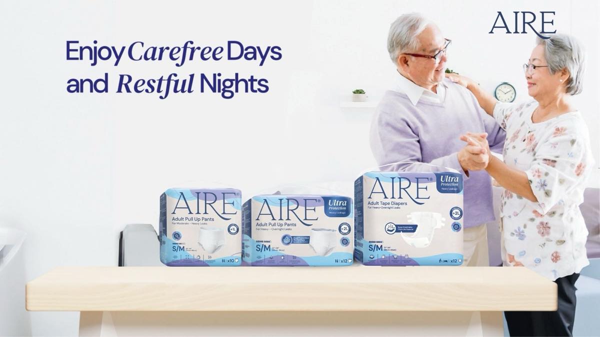 AIRE Adult Pull Up Pants, Ultra Protection pull-up pants and Adult Tape Diapers packs