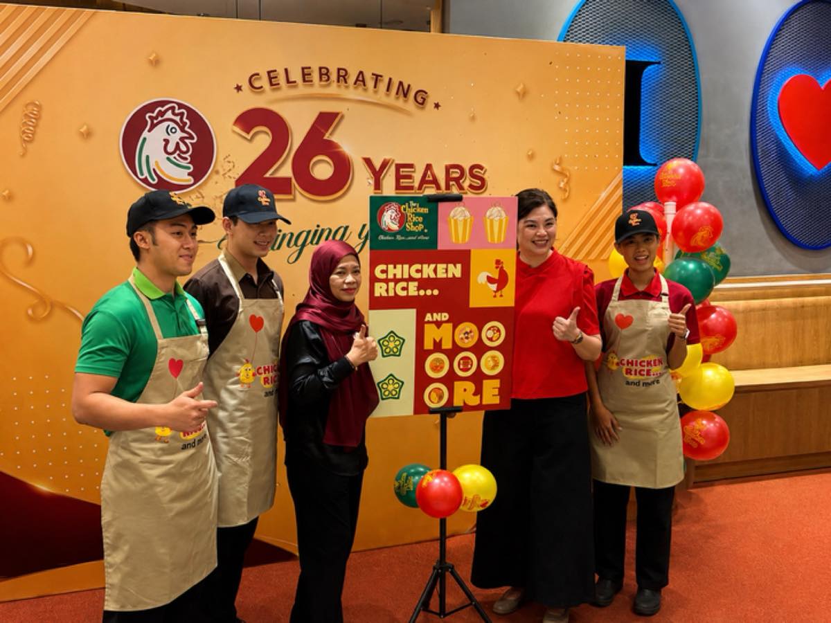 The Chicken Rice Shop staff at the 26th-anniversary celebration