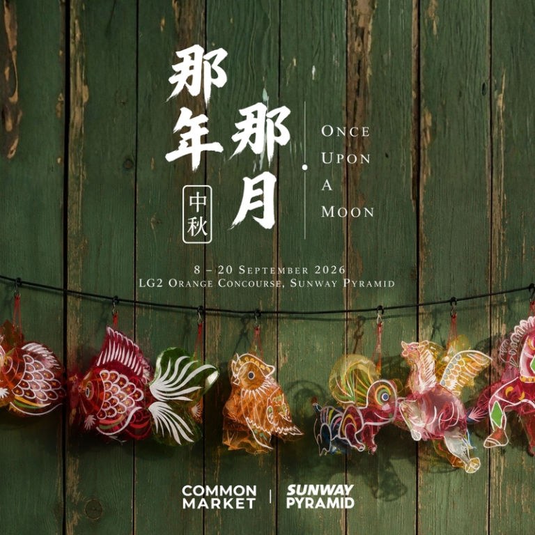 Once Upon A Moon Mid-Autumn mooncake bazaar poster at Sunway Pyramid