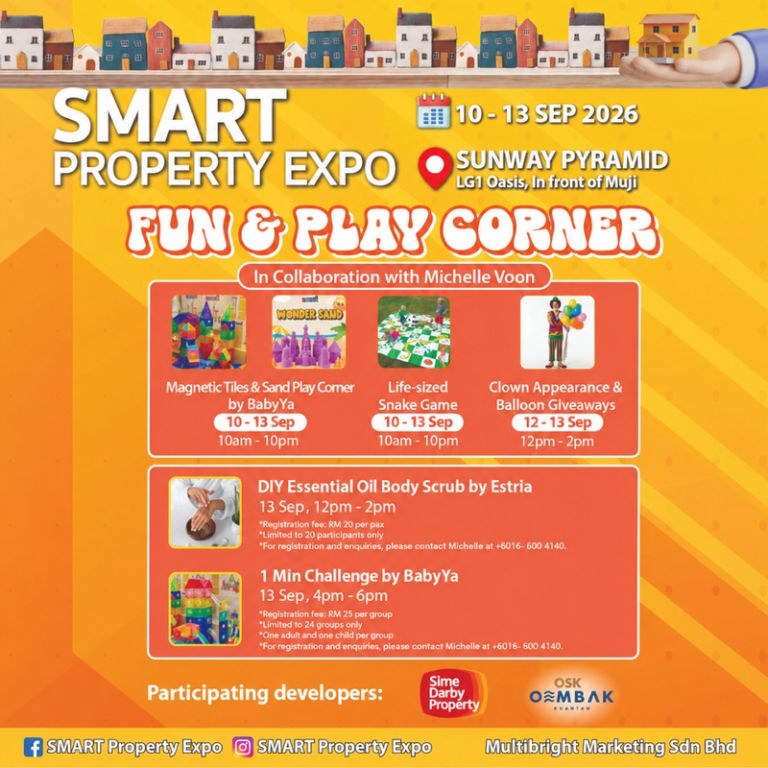 Smart Property Expo poster at Sunway Pyramid