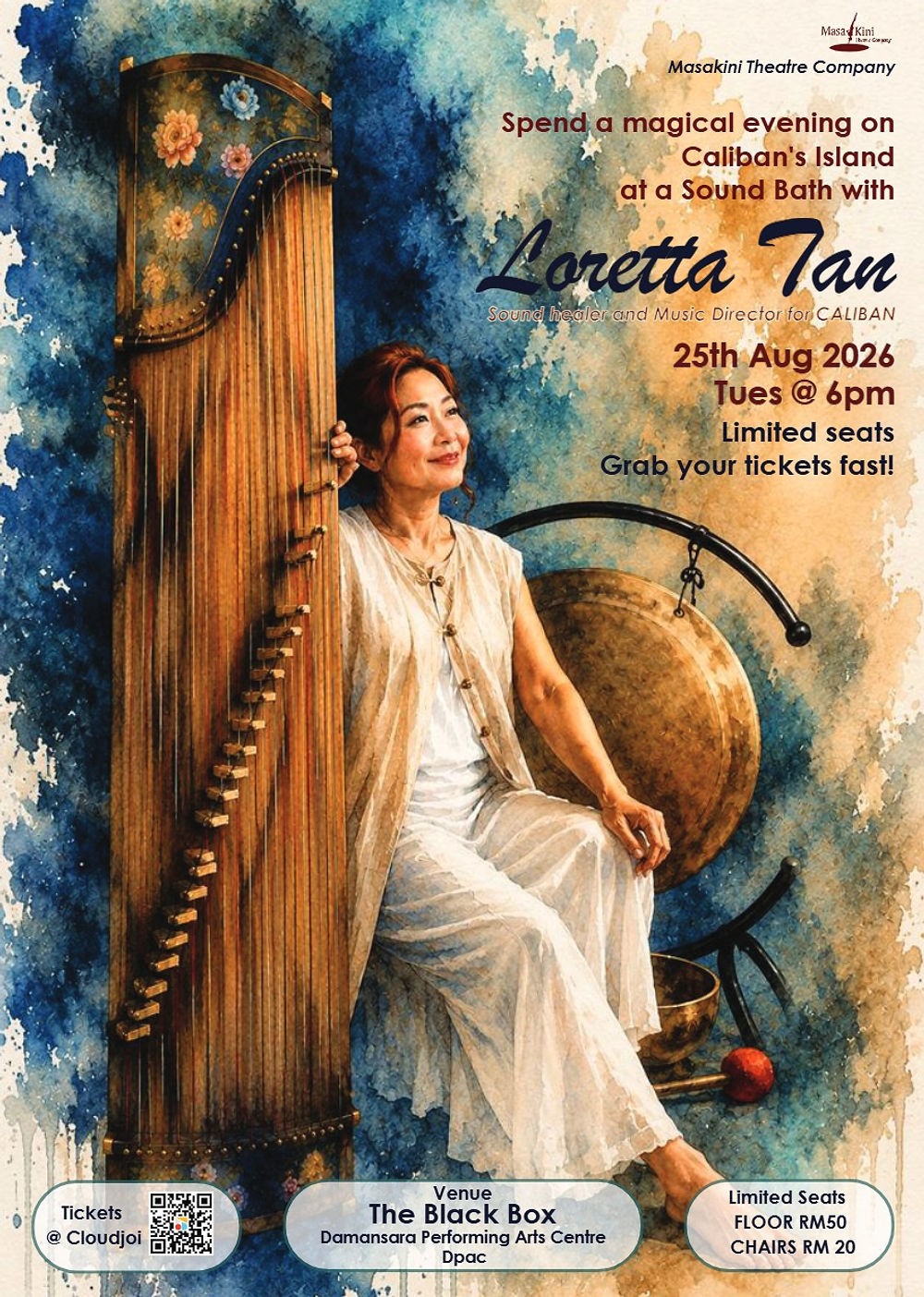 Sound Bath with Loretta Tan poster at DPAC
