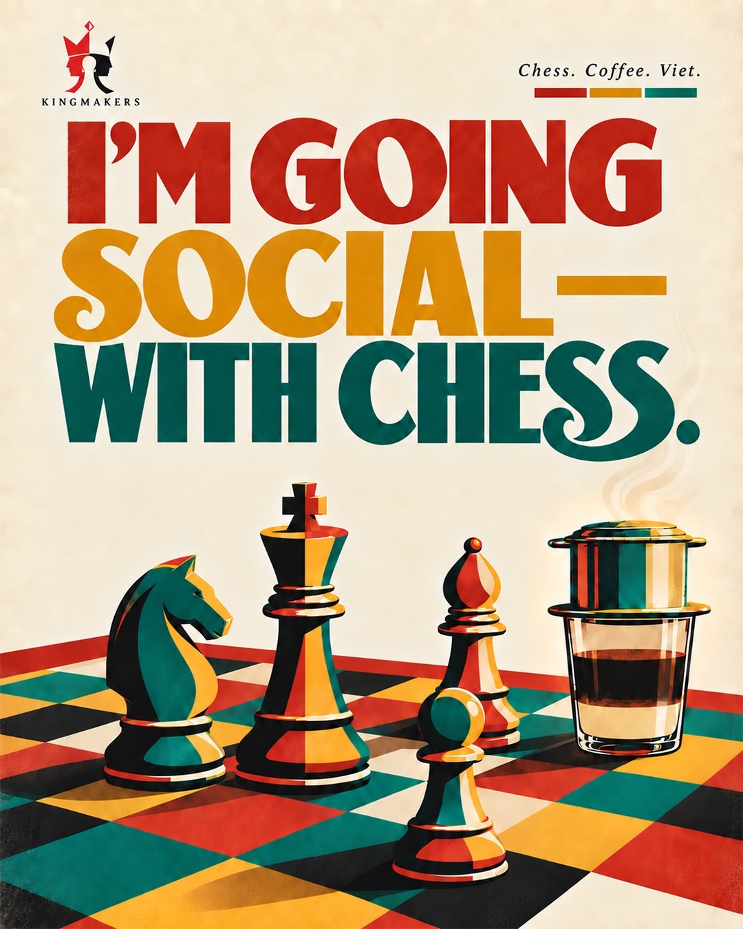 Chess Coffee Viet poster at Eslite Spectrum, The Starhill