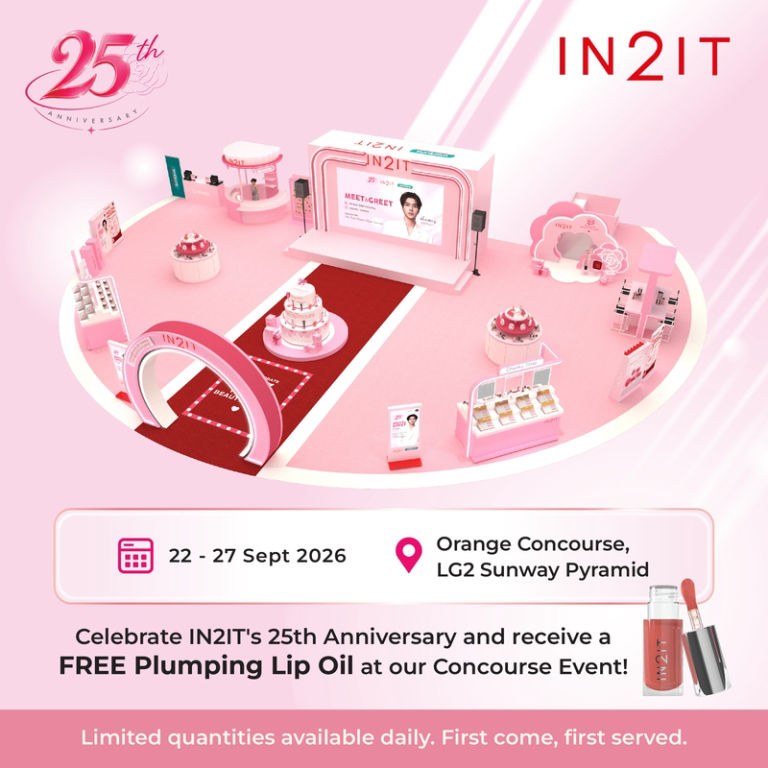 IN2IT 25th Anniversary Celebration poster at Sunway Pyramid