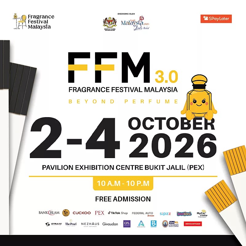 Fragrance Festival Malaysia 3.0 poster at Pavilion Bukit Jalil