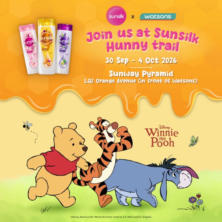 Sunsilk Hunny Trail poster at Sunway Pyramid