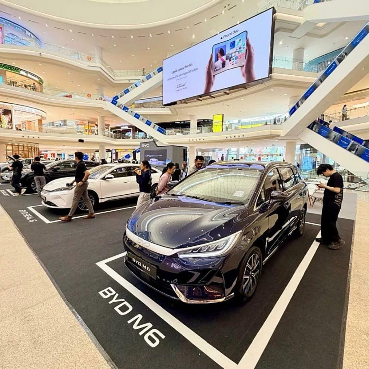 BYD and Denza Roadshow poster at Pavilion Bukit Jalil