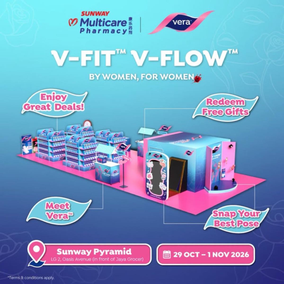 VERA Roadshow poster at Sunway Pyramid
