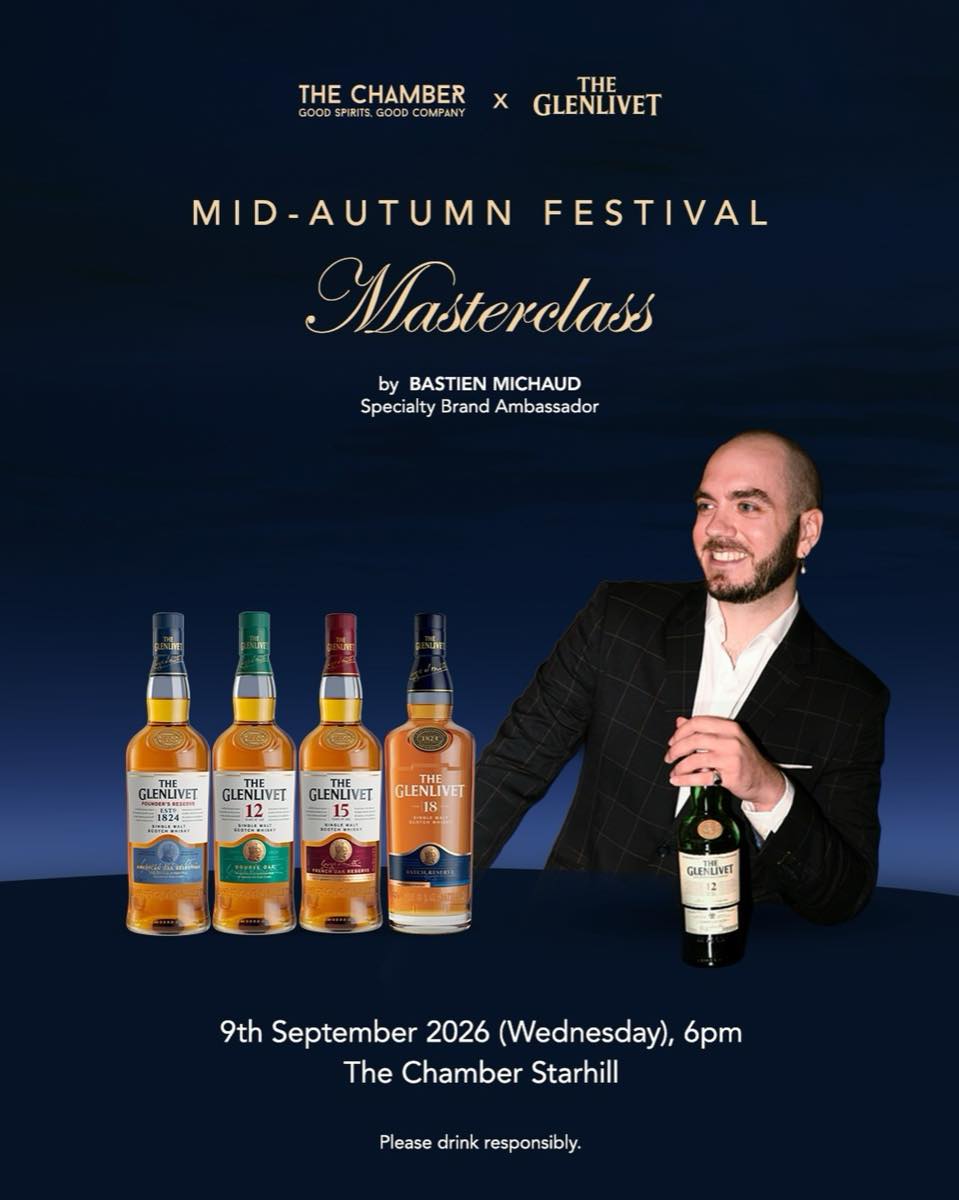 Mid-Autumn Festival Masterclass by Bastien Michaud poster at The Chamber, Starhill
