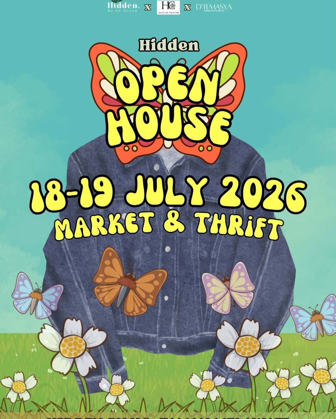 Hidden Open House x Market @ Taman Melawati poster