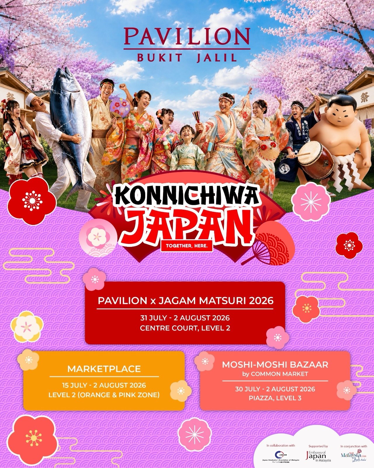 Konnichiwa Japan @ Pavilion Bukit Jalil poster