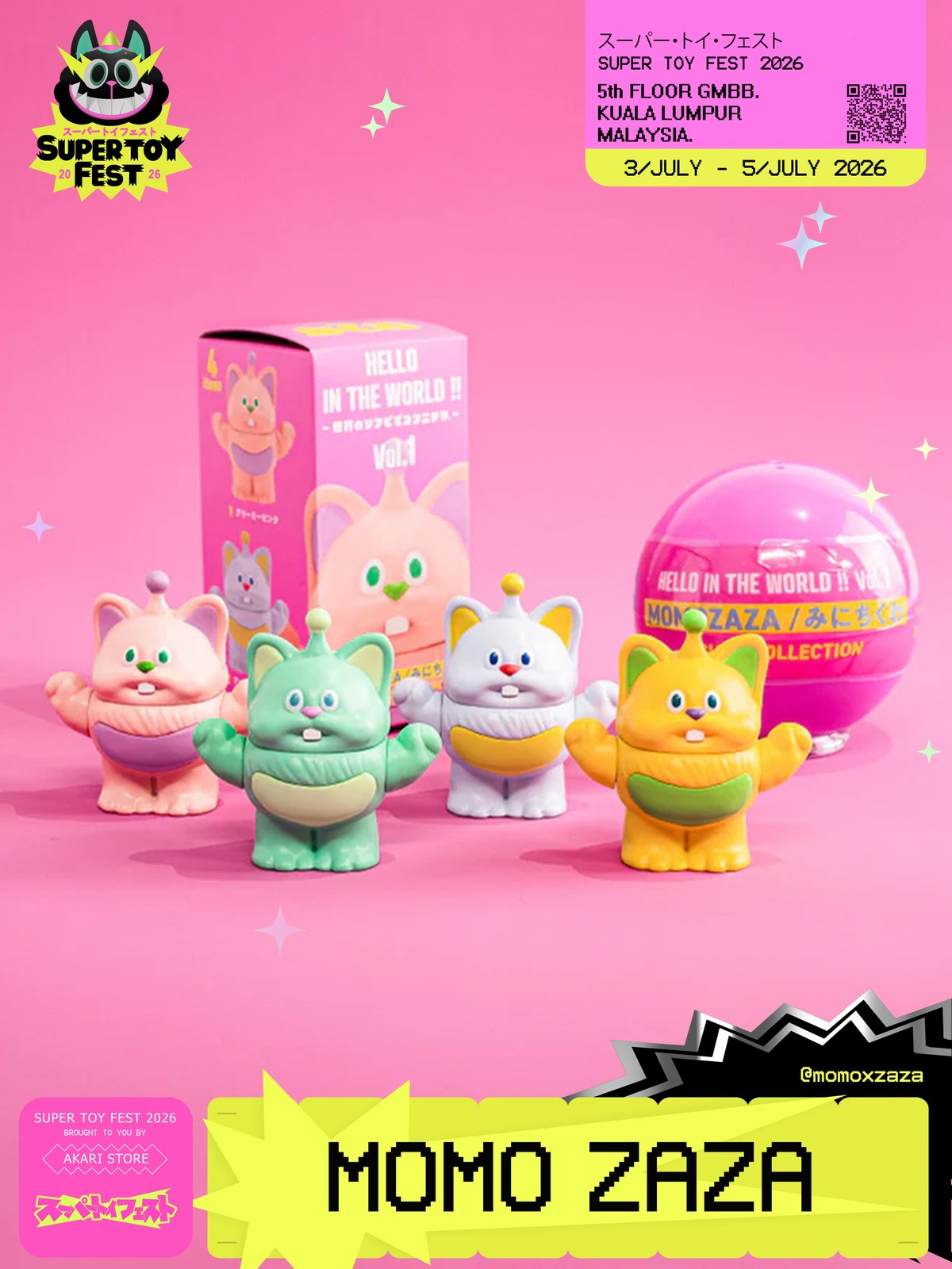 Super Toy Fest 2026 Momo Zaza figures